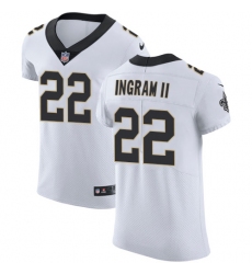 Nike Saints #22 Mark Ingram II White Mens Stitched NFL Vapor Untouchable Elite Jersey