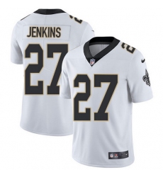 Nike Saints 27 Malcolm Jenkins White Men Stitched NFL Vapor Untouchable Limited Jersey