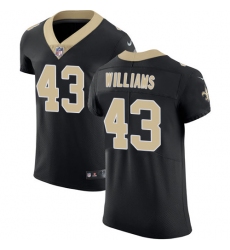 Nike Saints #43 Marcus Williams Black Team Color Mens Stitched NFL Vapor Untouchable Elite Jersey