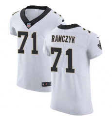 Nike Saints #71 Ryan Ramczyk White Mens Stitched NFL Vapor Untouchable Elite Jersey