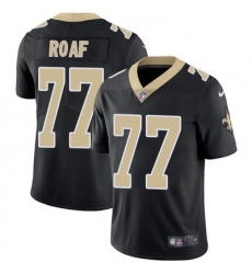 Nike Saints #77 Willie Roaf Black Team Color Mens Stitched NFL Vapor Untouchable Limited Jersey