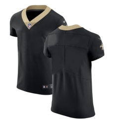 Nike Saints Blank Black Team Color Mens Stitched NFL Vapor Untouchable Elite Jersey