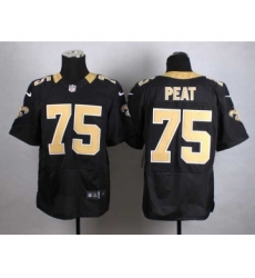 nike nfl jerseys new orleans saints 75 peat black[Elite]