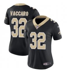 Nike Saints #32 Kenny Vaccaro Black Team Color Womens Stitched NFL Vapor Untouchable Limited Jersey