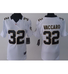 Women Nike New Orleans Saints 32 Kenny Vaccaro White NFL Jerseys