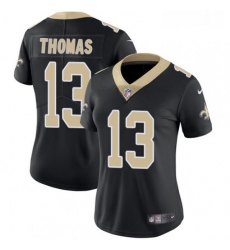 Womens Nike New Orleans Saints 13 Michael Thomas Black Team Color Vapor Untouchable Limited Player NFL Jersey