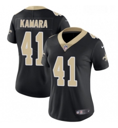 Womens Nike New Orleans Saints 41 Alvin Kamara Black Team Color Vapor Untouchable Limited Player NFL Jersey