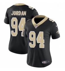 Womens Nike New Orleans Saints 94 Cameron Jordan Black Team Color Vapor Untouchable Limited Player NFL Jersey