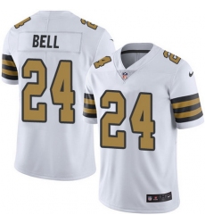 Nike Saints #24 Vonn Bell White Youth Stitched NFL Limited Rush Jersey