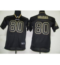 Nike Youth New Orleans Saints #80 Jimmy Graham Black Jerseys[Lights out]
