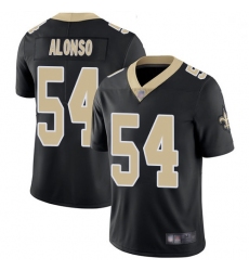 Youth New Orleans Saints 54 Kiko Alonso Black Vapor Untouchable Limited Jersey