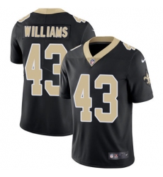 Youth Nike Saints #43 Marcus Williams Black Team Color Stitched NFL Vapor Untouchable Limited Jersey