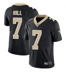 Youth Saints 7 Taysom Hill Black Team Color Stitched Football Vapor Untouchable Limited Jersey