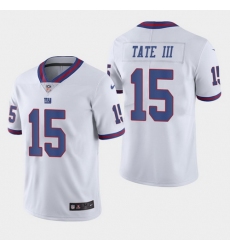Giants 15 Golden Tate III White Color Rush Limited Jersey