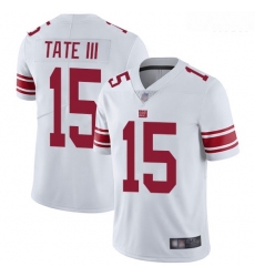 Giants 15 Golden Tate III White Men Stitched Football Vapor Untouchable Limited Jersey