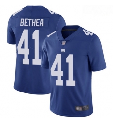 Giants 41 Antoine Bethea Royal Blue Team Color Men Stitched Football Vapor Untouchable Limited Jersey
