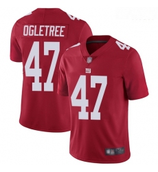 Giants 47 Alec Ogletree Red Alternate Men Stitched Football Vapor Untouchable Limited Jersey