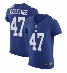 Giants 47 Alec Ogletree Royal Blue Team Color Men Stitched Football Vapor Untouchable Elite Jersey
