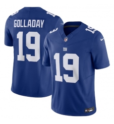 Men New York Giants 19 Kenny Golladay Blue 2023 F U S E  Vapor Untouchable Limited Stitched Jersey