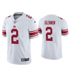 Men New York Giants 2 Mike Glennon White Vapor Untouchable Limited Stitched Jersey