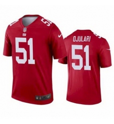 Men New York Giants 51 Azeez Ojulari Red Vapor Untouchable Limited Stitched Jersey