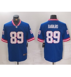 Men New York Giants 89 Mark Bavaro Royal Vapor Untouchable Classic Retired Player Stitched Jersey