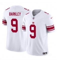 Men New York Giants 9 Matt Barkley White 2023 F U S E  Vapor Untouchable Limited Stitched Jersey