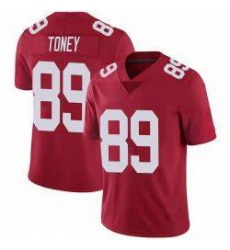 Men Nike New York Giants 89 Kadarius Toney Red Vapor Untouchable Limited Jersey