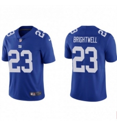 Men's New York Giants #23 Gary Brightwell Blue Vapor Untouchable Limited Stitched Jersey