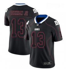 Mens Nike New York Giants 13 Odell Beckham Jr Limited Lights Out Black Rush NFL Jersey