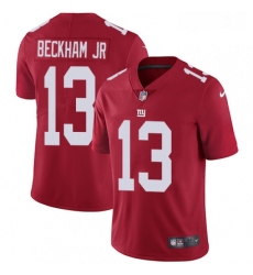 Mens Nike New York Giants 13 Odell Beckham Jr Red Alternate Vapor Untouchable Limited Player NFL Jersey