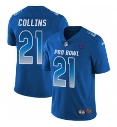 Mens Nike New York Giants 21 Landon Collins Limited Royal Blue 2018 Pro Bowl NFL Jersey
