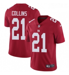 Mens Nike New York Giants 21 Landon Collins Red Alternate Vapor Untouchable Limited Player NFL Jersey