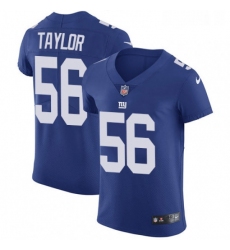 Mens Nike New York Giants 56 Lawrence Taylor Elite Royal Blue Team Color NFL Jersey