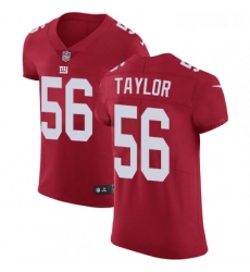 Mens Nike New York Giants 56 Lawrence Taylor Red Alternate Vapor Untouchable Elite Player NFL Jersey
