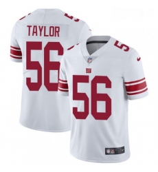 Mens Nike New York Giants 56 Lawrence Taylor White Vapor Untouchable Limited Player NFL Jersey