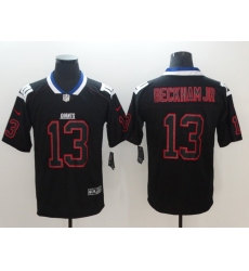 Nike Giants 13 Odell Beckham Jr Black Shadow Legend Limited Jersey