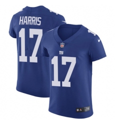 Nike Giants #17 Dwayne Harris Royal Blue Team Color Mens Stitched NFL Vapor Untouchable Elite Jersey