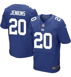 Nike Giants #20 Janoris Jenkins Royal Blue Team Color Mens Stitched NFL Elite Jersey