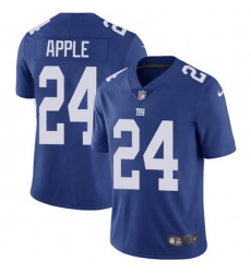 Nike Giants #24 Eli Apple Royal Blue Team Color Mens Stitched NFL Vapor Untouchable Limited Jersey