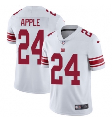 Nike Giants #24 Eli Apple White Mens Stitched NFL Vapor Untouchable Limited Jersey