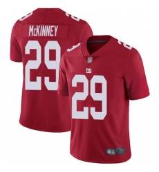 Nike Giants 29 Xavier McKinney Red Men Stitched NFL Limited Inverted Legend Jersey