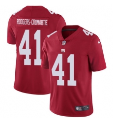 Nike Giants #41 Dominique Rodgers Cromartie Red Alternate Mens Stitched NFL Vapor Untouchable Limited Jersey