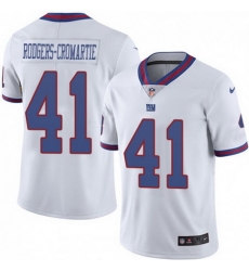 Nike Giants 41 Dominique Rodgers Cromartie White Color Rush Limited Jersey