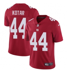 Nike Giants #44 Doug Kotar Red Alternate Mens Stitched NFL Vapor Untouchable Limited Jersey