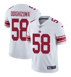 Nike Giants #58 Owa Odighizuwa White Mens Stitched NFL Vapor Untouchable Limited Jersey