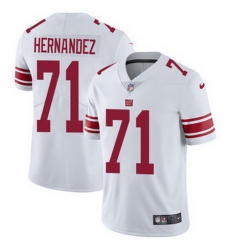 Nike Giants #71 Will Hernandez White Mens Stitched NFL Vapor Untouchable Limited Jersey