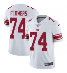 Nike Giants #74 Ereck Flowers White Mens Stitched NFL Vapor Untouchable Limited Jersey