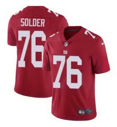 Nike Giants 76 Nate Solder Red Alternate Vapor Untouchable Limited Jersey