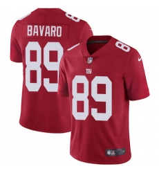 Nike Giants #89 Mark Bavaro Red Alternate Mens Stitched NFL Vapor Untouchable Limited Jersey